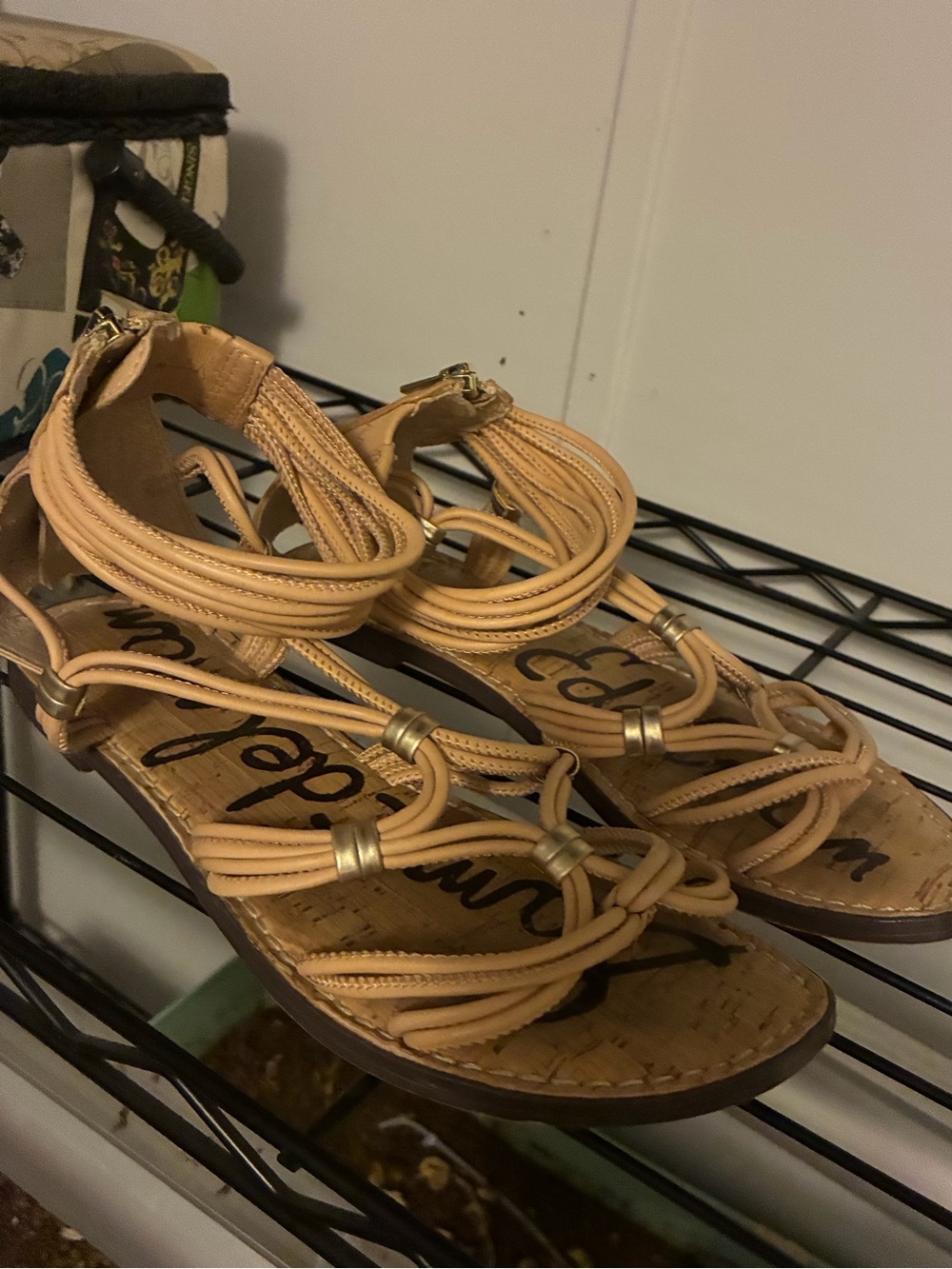 Sam Edelman Strappy Tan Women's Gladiator Sandals